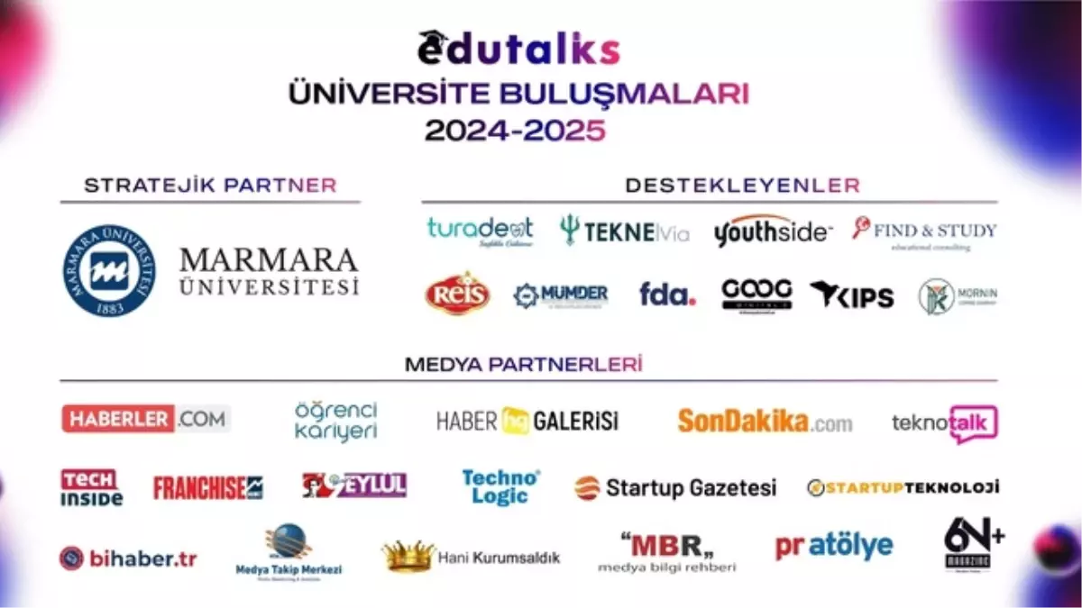 EduTalks Etkinliği 6 Ocak\'ta Marmara Üniversitesi\'nde!