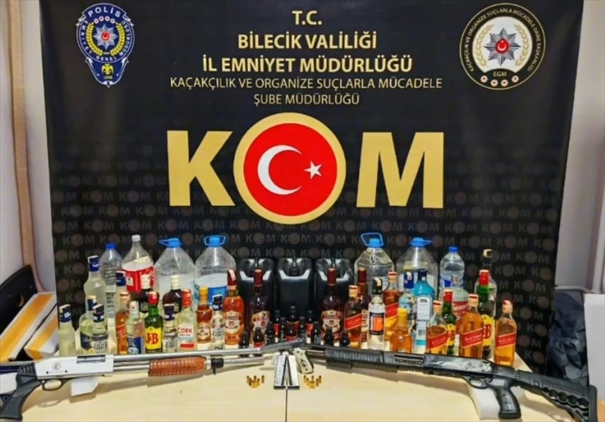 Bilecik\'te Kaçak İçki Operasyonu