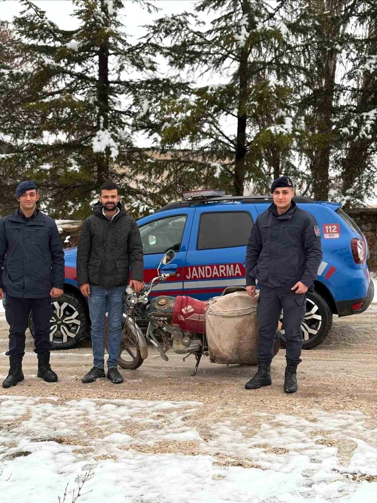 Çalınan Motosiklet Bulundu