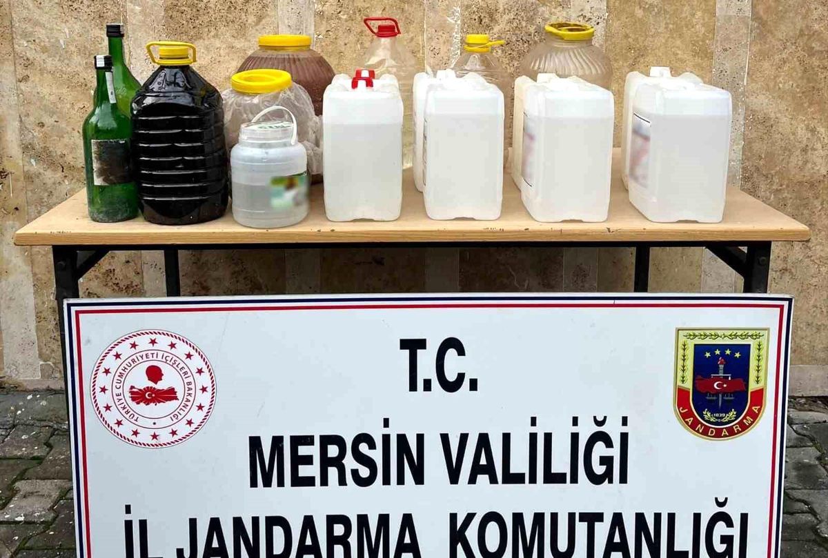 Mersin\'de Kaçak İçki ve Sigara Operasyonu