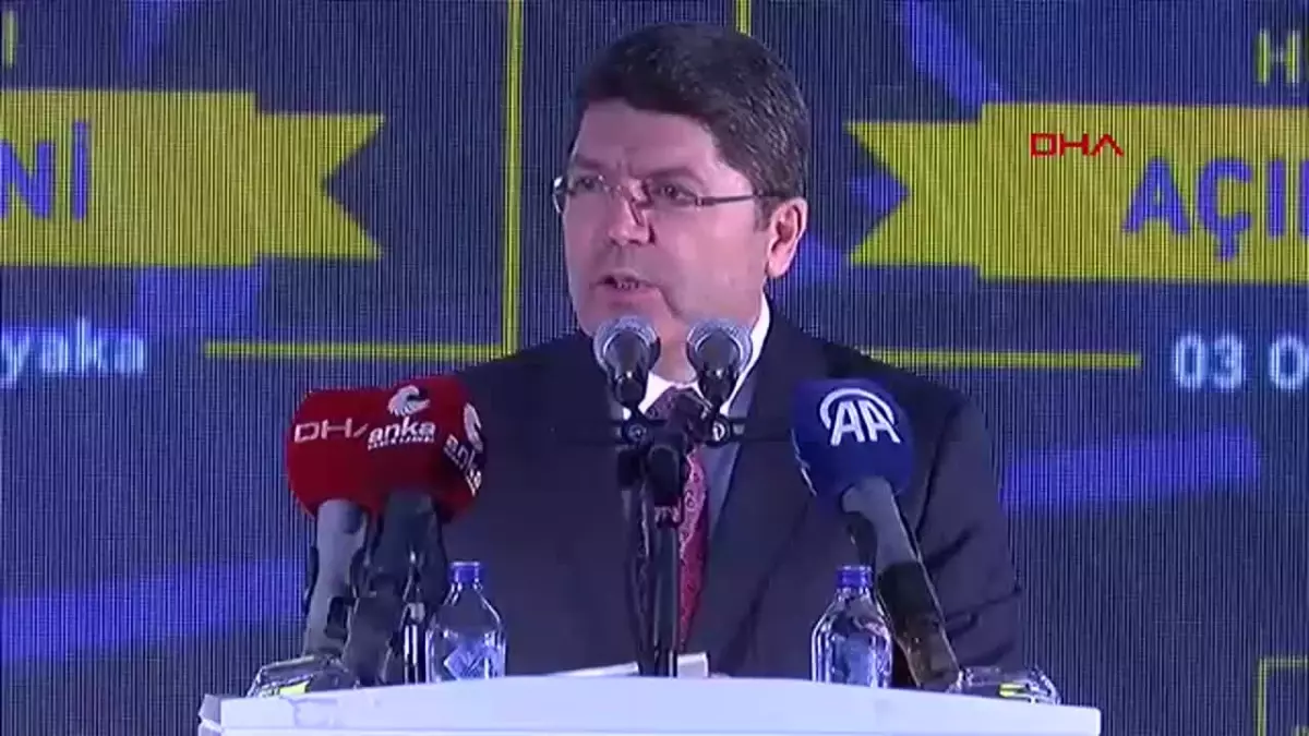 Adalet Bakanı Tunç, \'İzmir Adli Tıp ve Denetimli Serbestlik Hizmet Binalarının açılış töreni\'nde konuştu