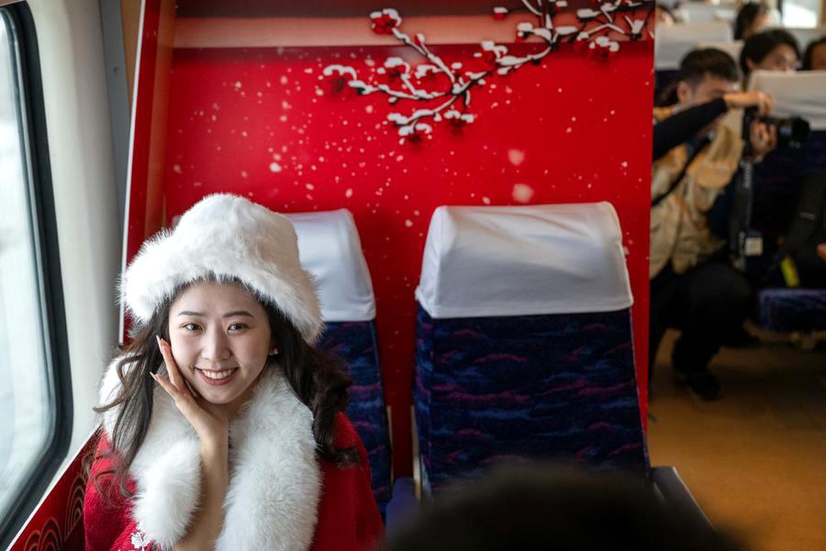 Buz ve Kar Temalı Tren Seferde
