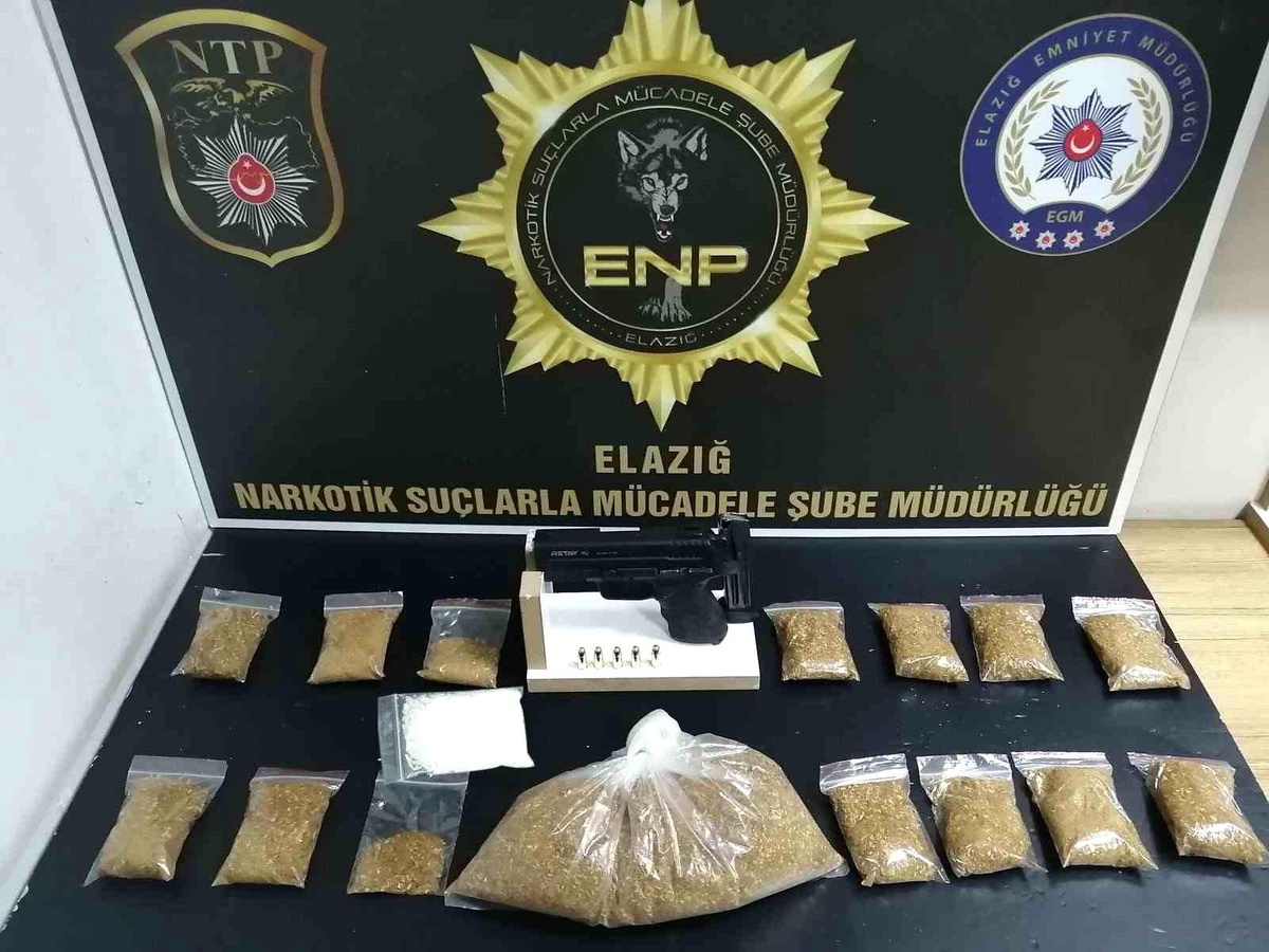 Elazığ\'da Narkotik Operasyonu: 2 Tutuklama