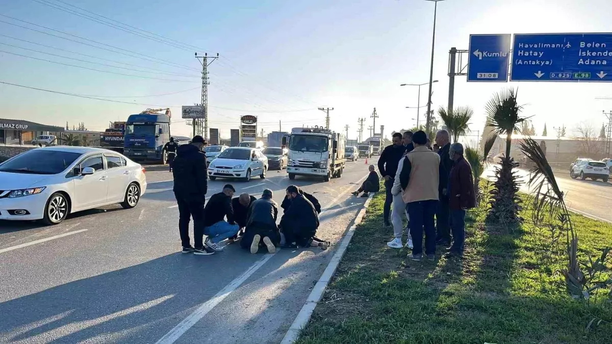 Kırıkhan\'da Kamyon Çarpan Kadın Hayatını Kaybetti