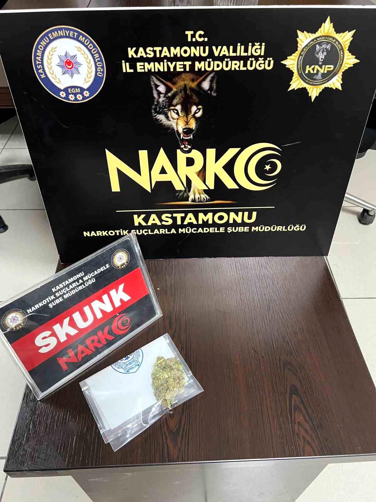 Kastamonu\'da Skunk ile Yakalanan Şahıs Tutuklandı