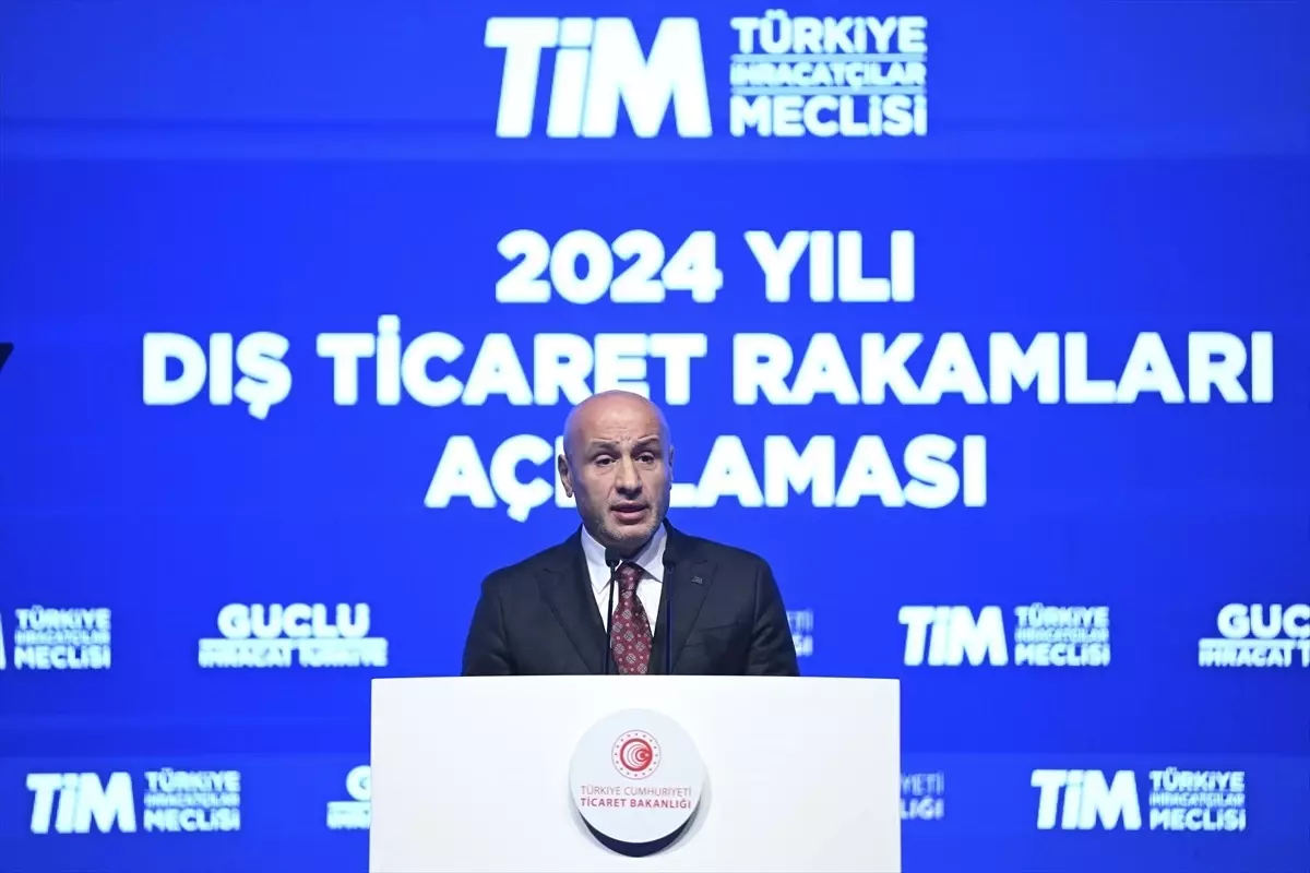 Ticaret Bakanı Bolat, 2024 yılı dış ticaret verilerinin açıklandığı programda konuştu Açıklaması