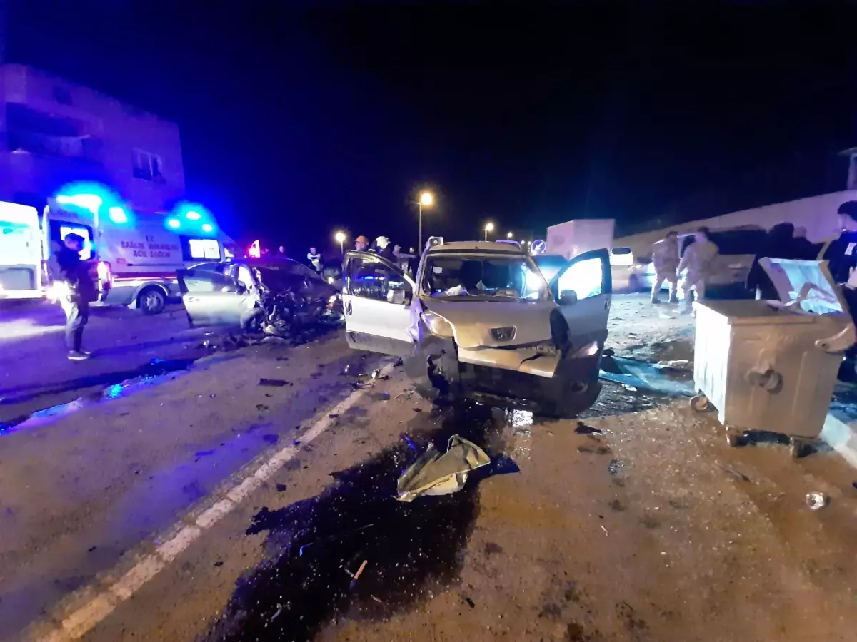 Mardin\'de Zincirleme Trafik Kazası: 6 Yaralı