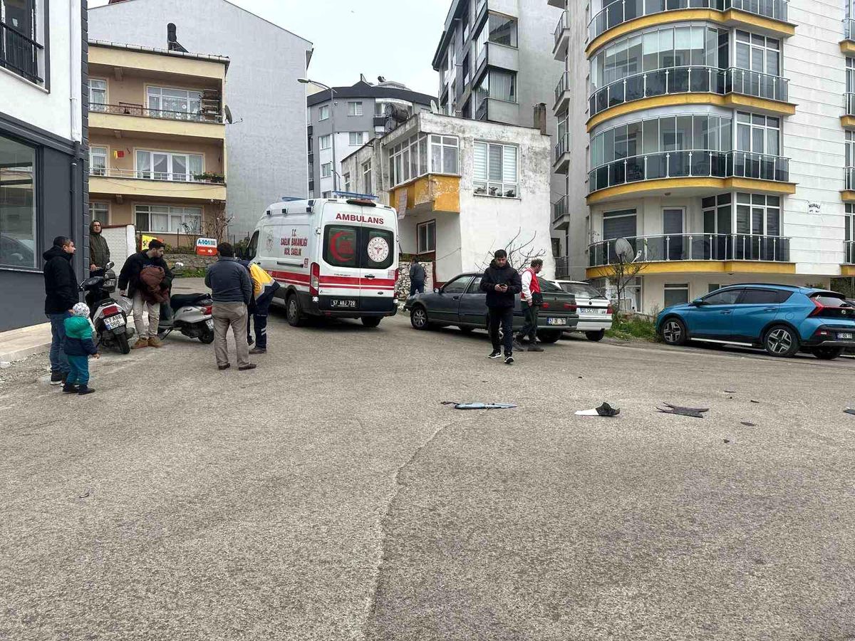 Sinop\'ta Trafik Kazası: 1 Yaralı