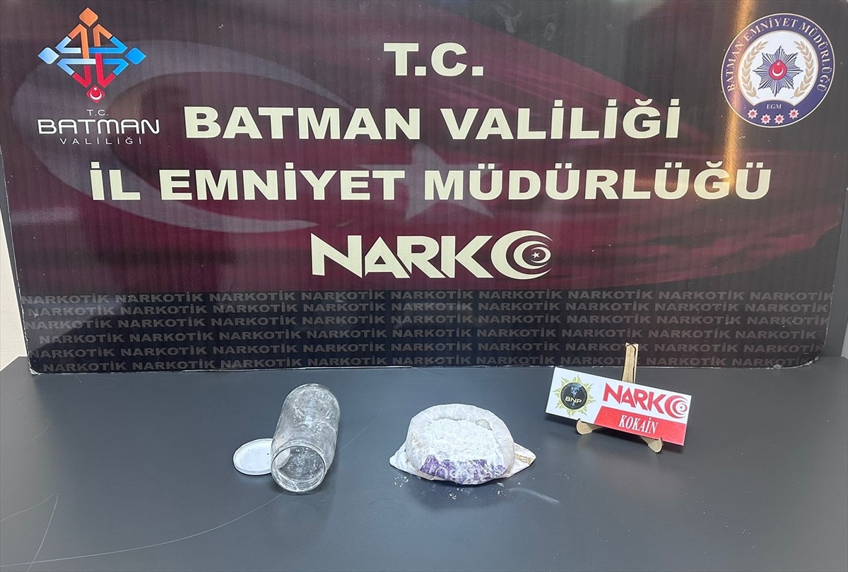 Batman\'da 288 Gram Kokainle Yakalanma