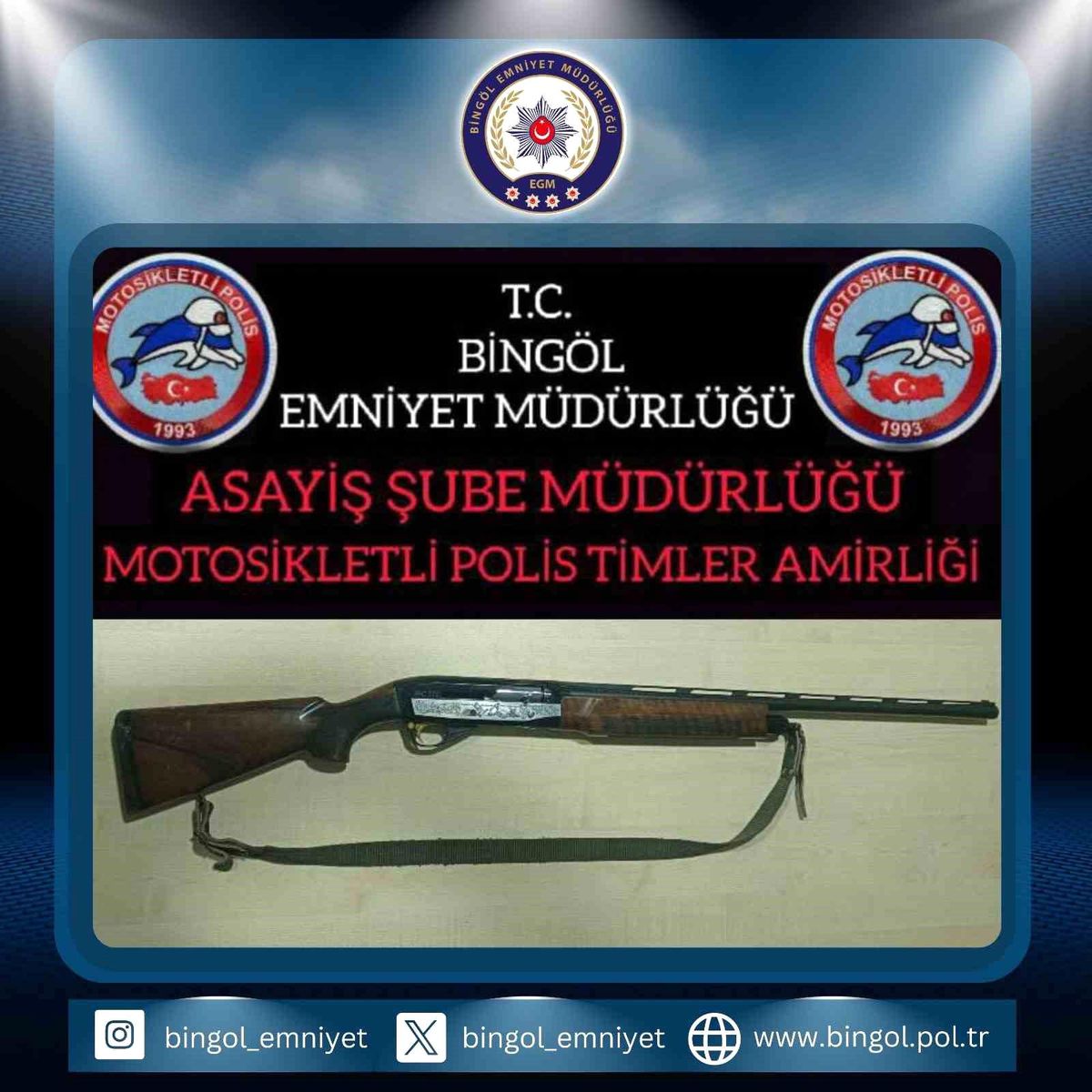 Bingöl\'de Ruhsatsız Tüfek Ele Geçirildi