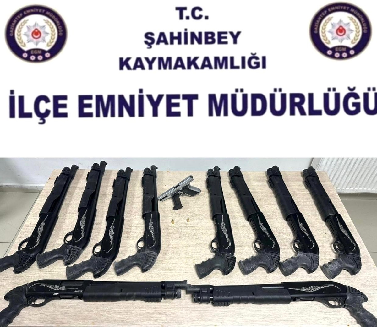 Gaziantep\'te uyuşturucu ve silah operasyona: 2 gözaltı