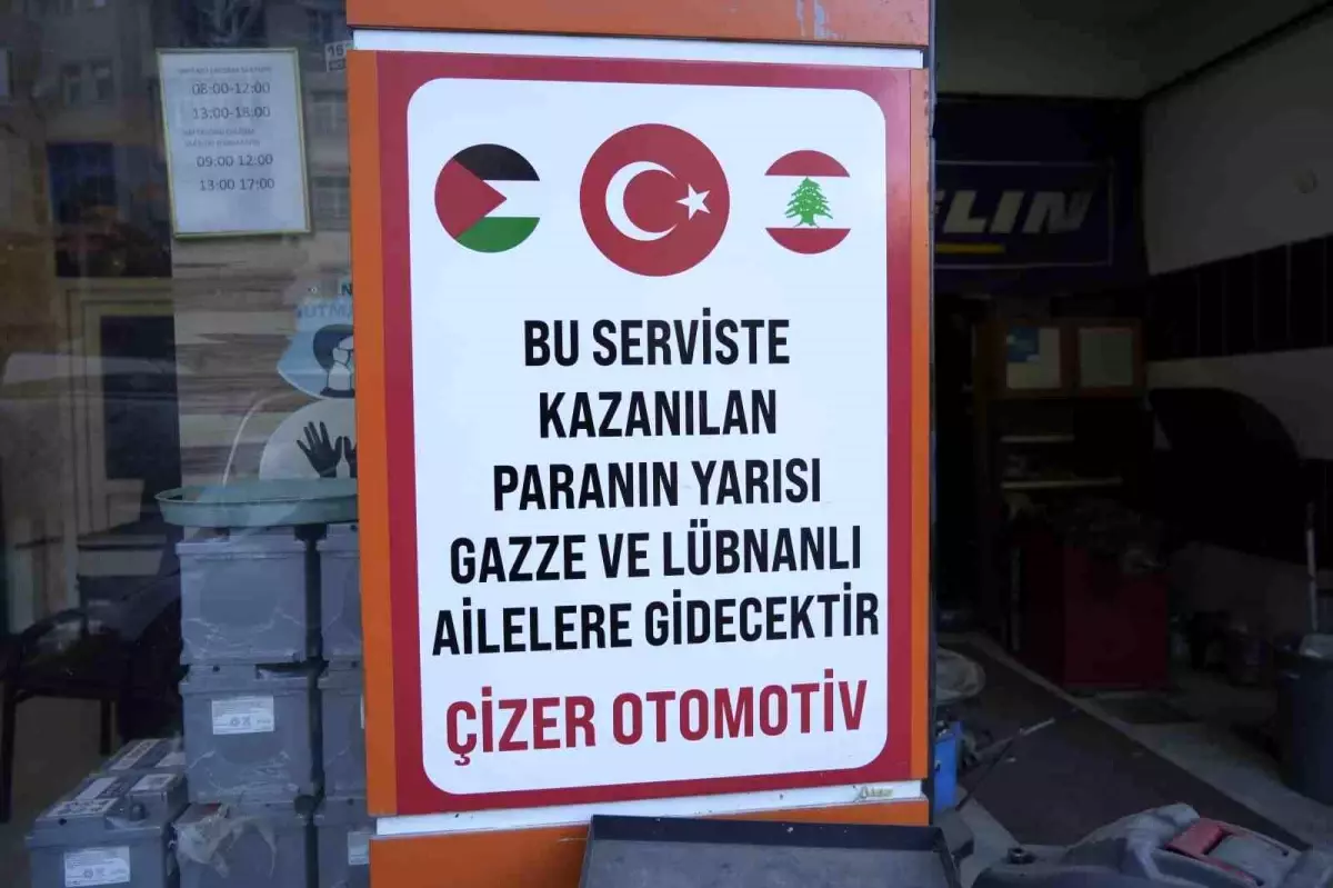 Gümüşhane\'den Gazze ve Lübnan\'a Destek