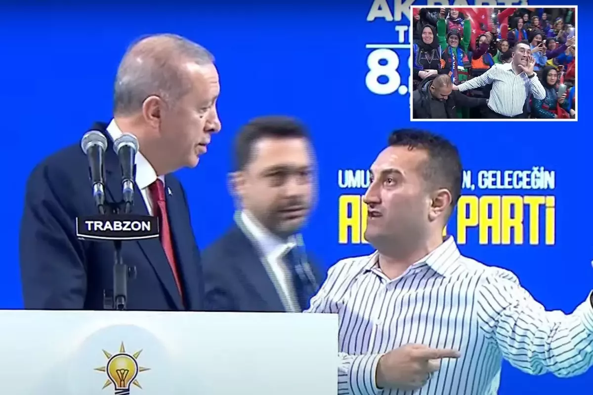 Sahneye çıkıp Erdoğan\'ın yanına geldi, sonrasında yaşananlar bomba