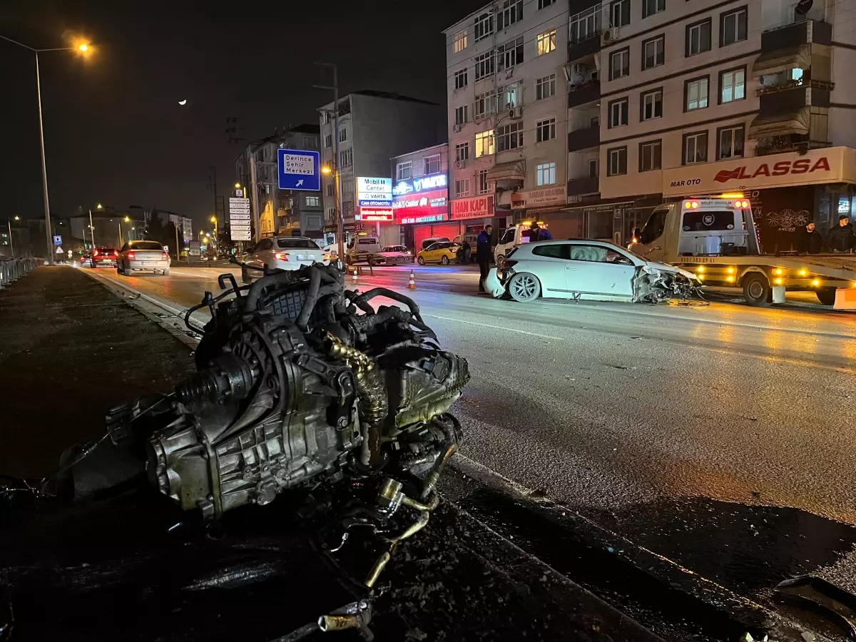 Kocaeli\'de Trafik Kazası: 2 Yaralı, Alkollü Sürücü Gözaltında