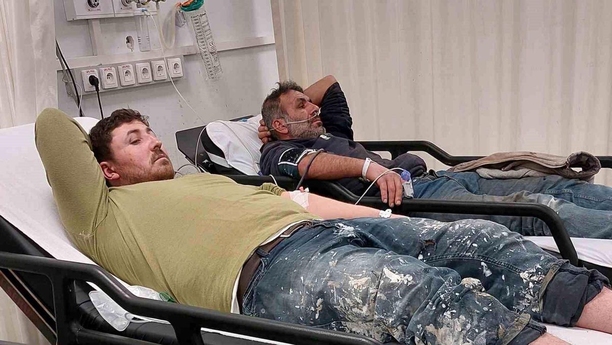 Samsun\'da Yatakhanede Yangın: 4 İşçi Hastaneye Kaldırıldı