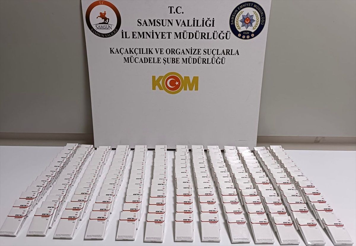Samsun\'da Kaçakçılık Operasyonu