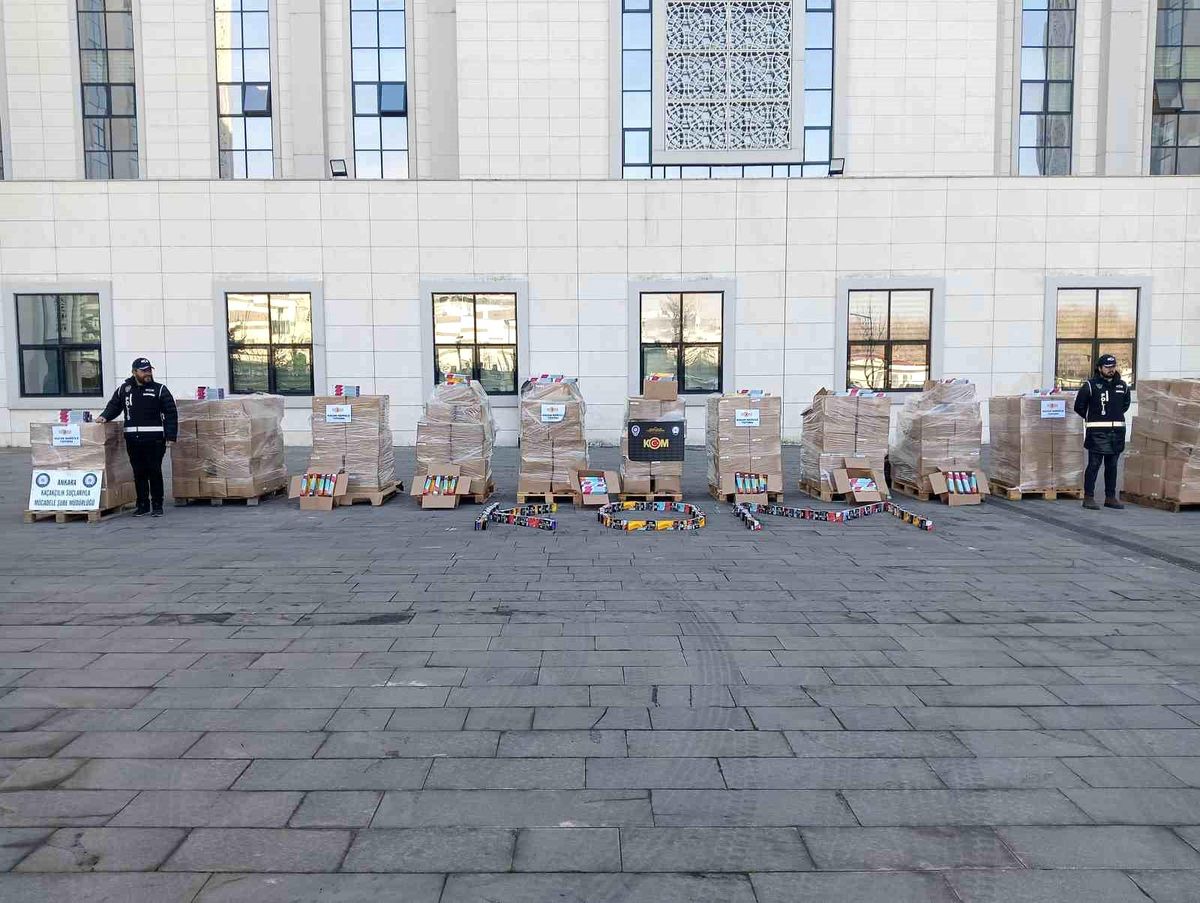 Ankara\'da Nargile Tütünlü Operasyon