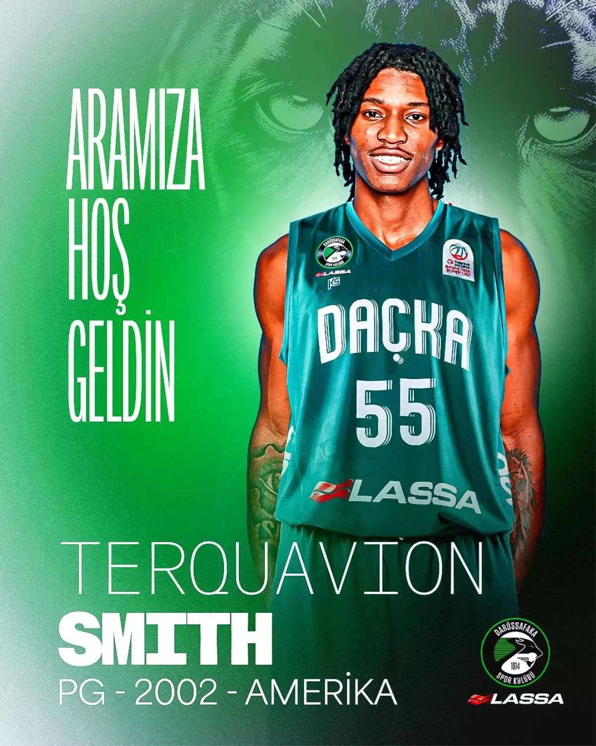 Darüşşafaka, Terquavion Smith\'i Kadrosuna Kattı