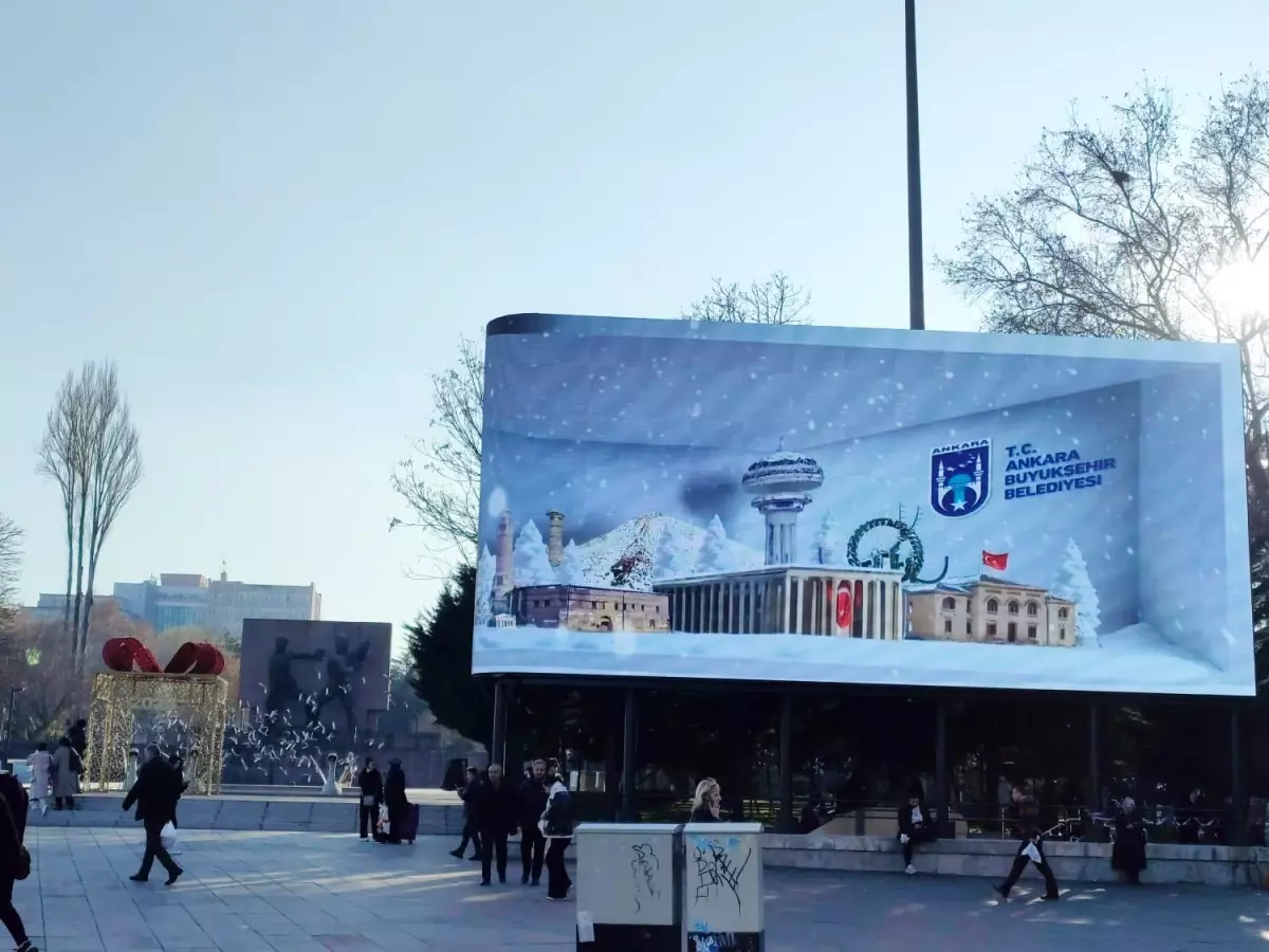 Ankara Güvenpark\'taki Elektronik Reklam Panosu 15 Gün İçinde Kaldırılacak