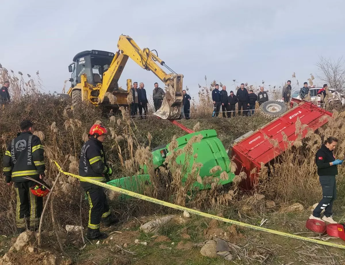 Traktör Kazasında 62 Yaşındaki Adam Hayatını Kaybetti