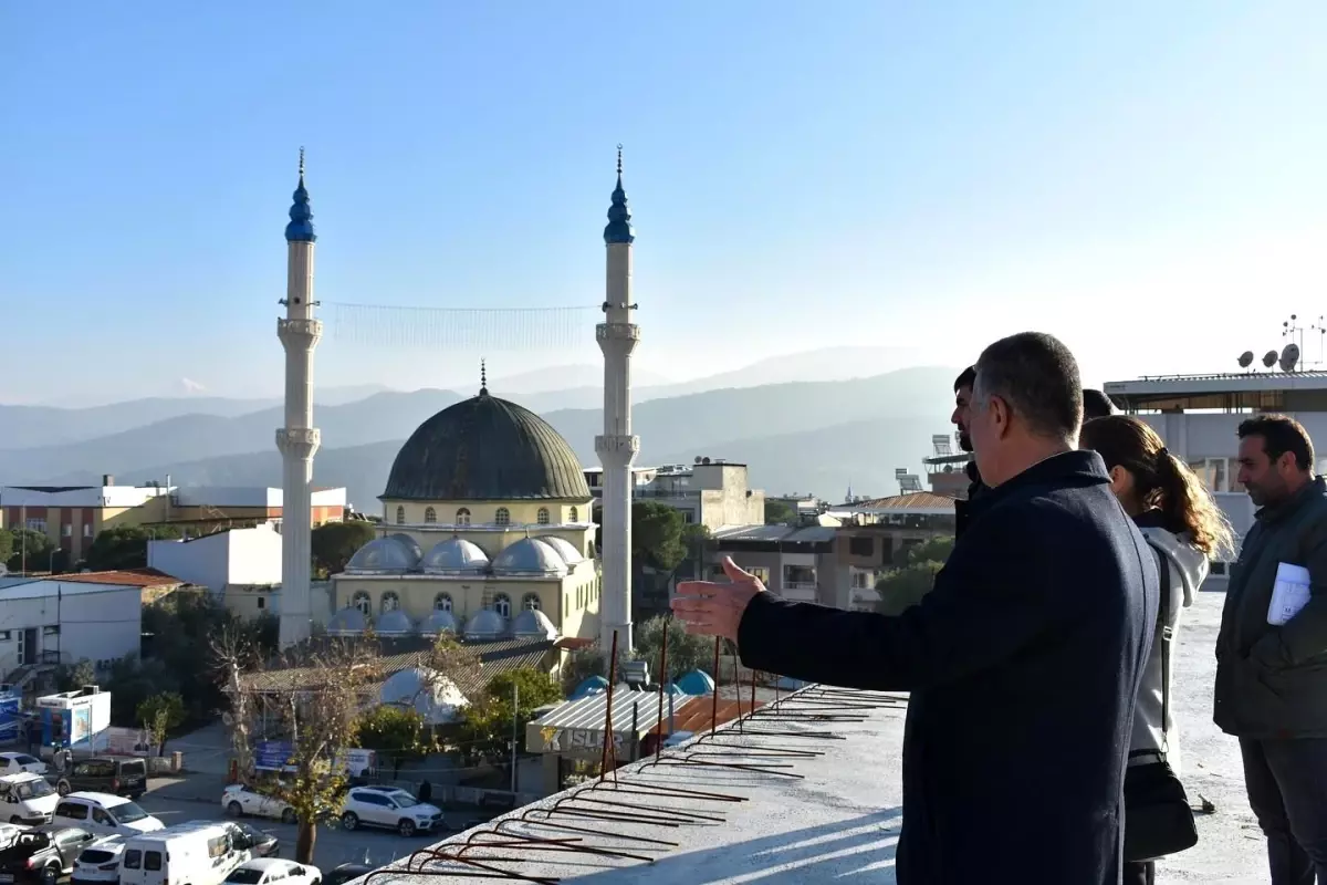 Buharkent\'te Kapalı Pazaryeri ve Katlı Otopark Projesi Tamamlanmaya Yaklaşıyor