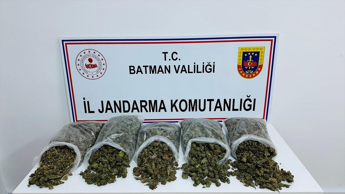 Batman\'da 10 Kilo Skunk Ele Geçirildi