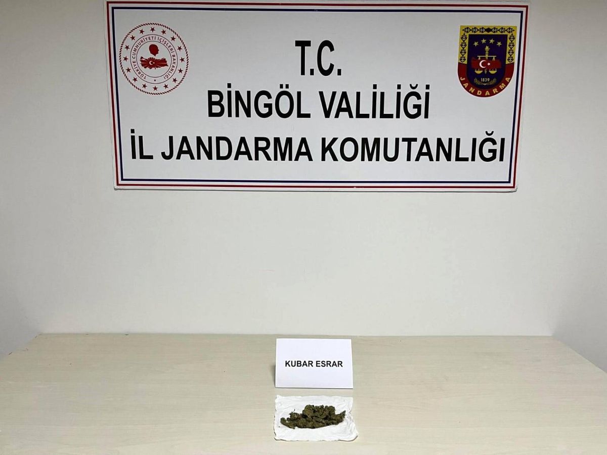 Bingöl\'de uyuşturucu operasyonu: 2 kişi yakalandı