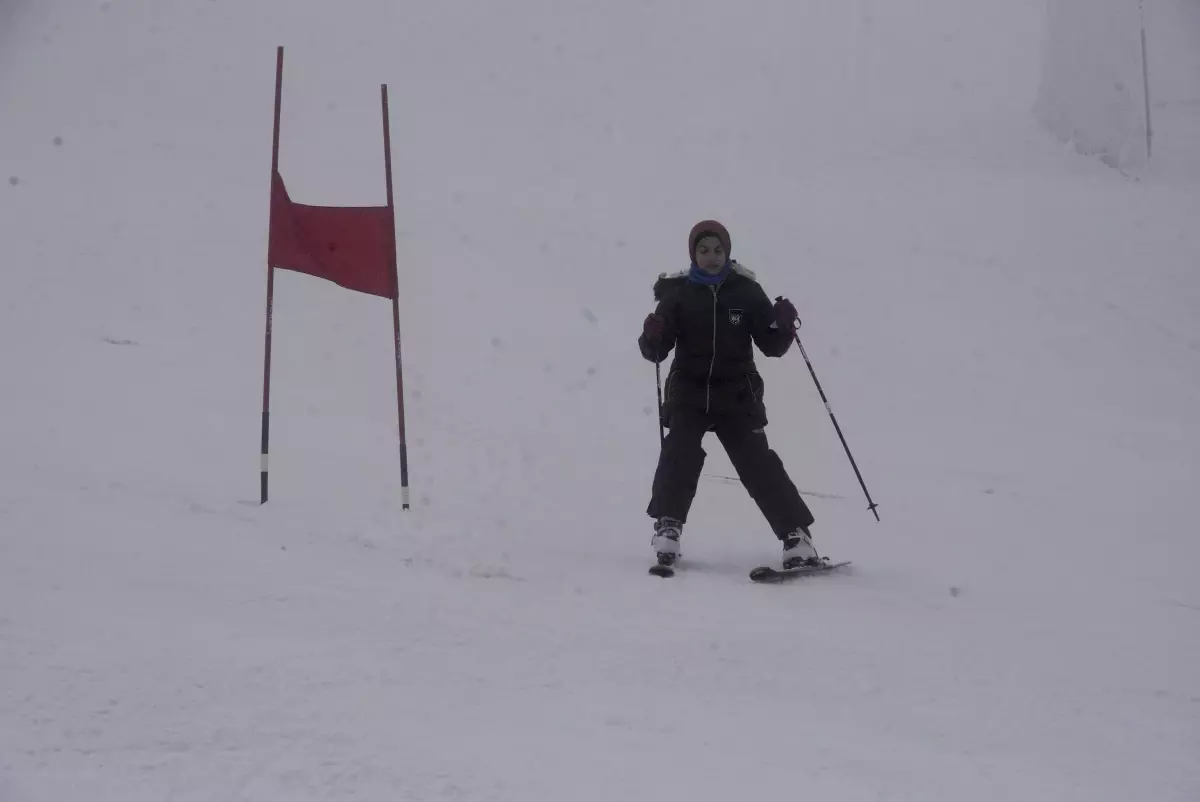 Bitlis\'te Alp Disiplini ve Snowboard İl Birinciliği Yarışması Düzenlendi