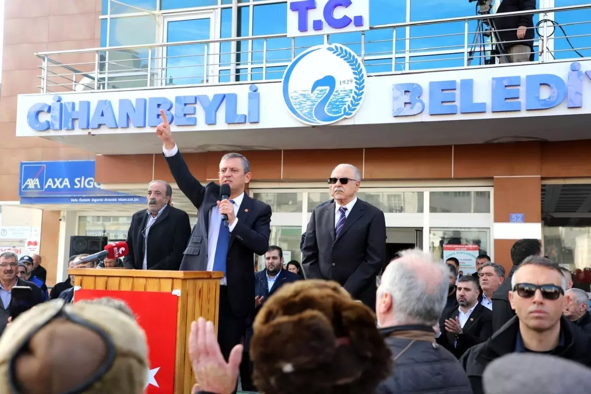 CHP Genel Başkanı Özel, Konya\'da