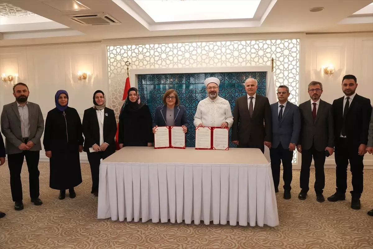 Diyanet ve Gaziantep İşbirliği Protokolü İmzaladı