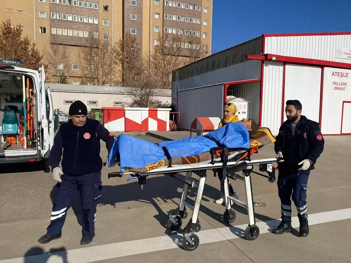 Lösemi Hastası Abdulbaki Fidan Helikopterle Taşındı