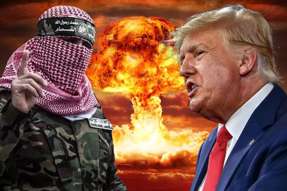 Hamas\'tan Trump\'ın "Rehineleri bırakın yoksa kıyamet kopacak" tehdidine jet yanıt