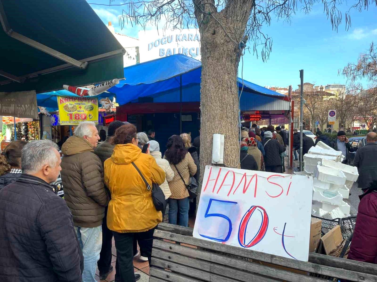Eskişehir\'de Hamsi Fiyatları Düşüyor