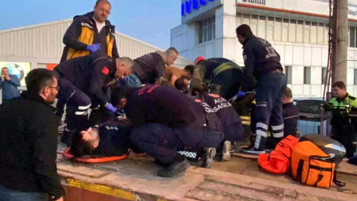 Kocaeli\'de Motosiklet Kazası: 2 Yaralı