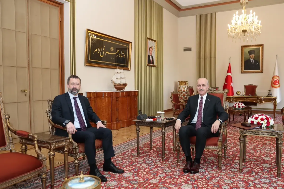 TBMM Başkanı Numan Kurtulmuş, Çekya Büyükelçisi\'ni Kabul Etti