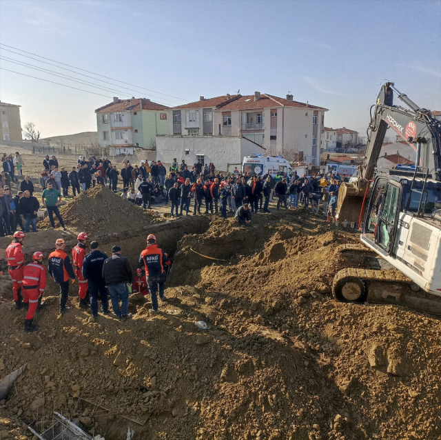 Ankara'da bina inşaatında göçük! 1 işçi öldü, 1 işçi aranıyor