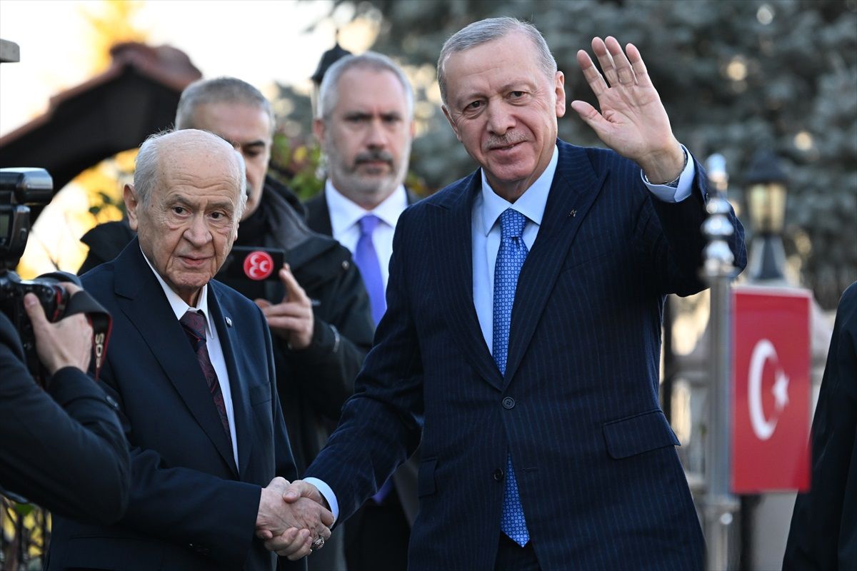 Cumhurbaşkanı Erdoğan, MHP Genel Başkanı Bahçeli ile görüştü