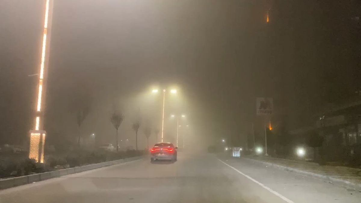 Elazığ\'da Etkili Sis Hayatı Olumsuz Etkiliyor