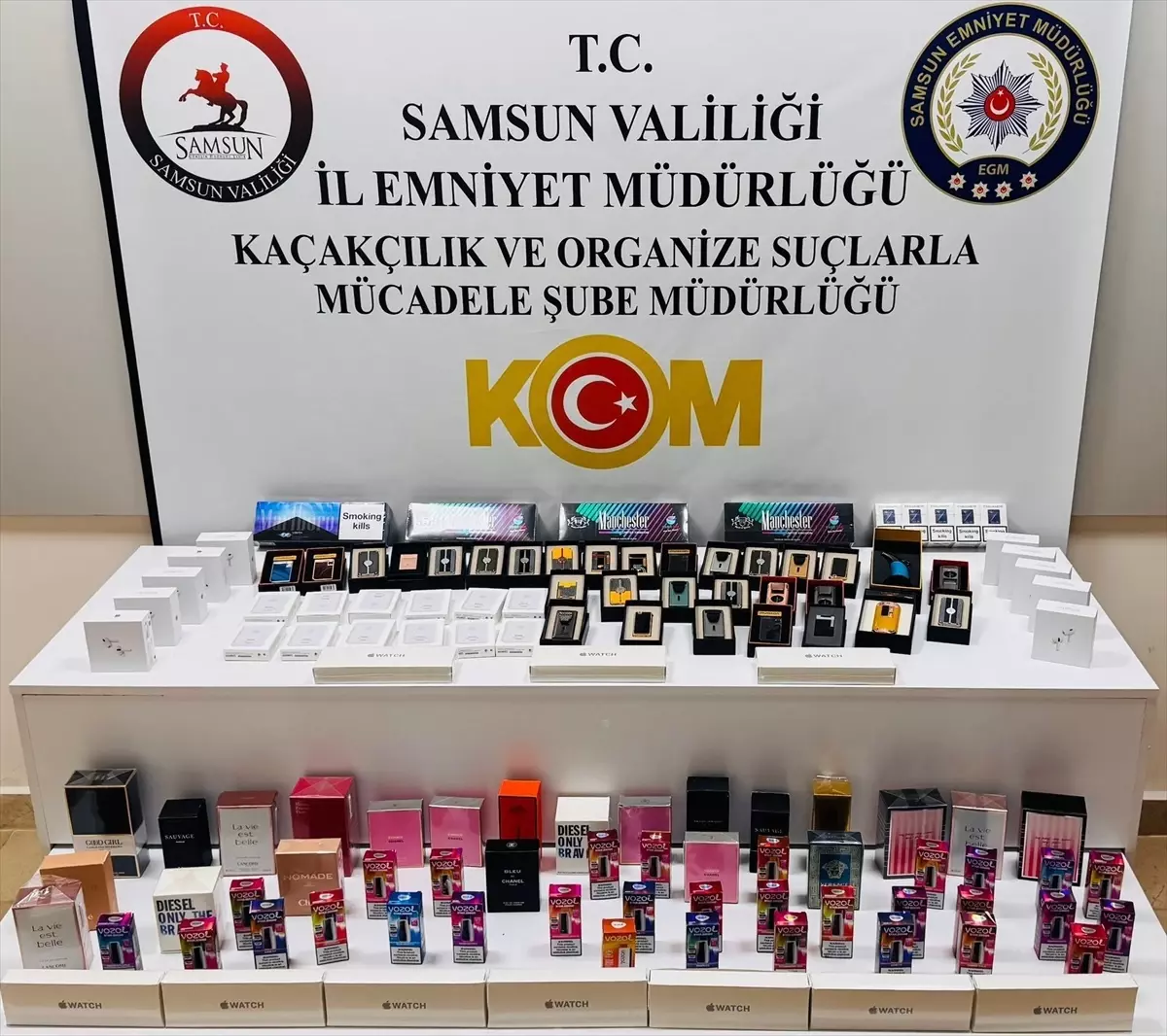 Samsun\'da Kaçakçılık Operasyonu: 4 Gözaltı