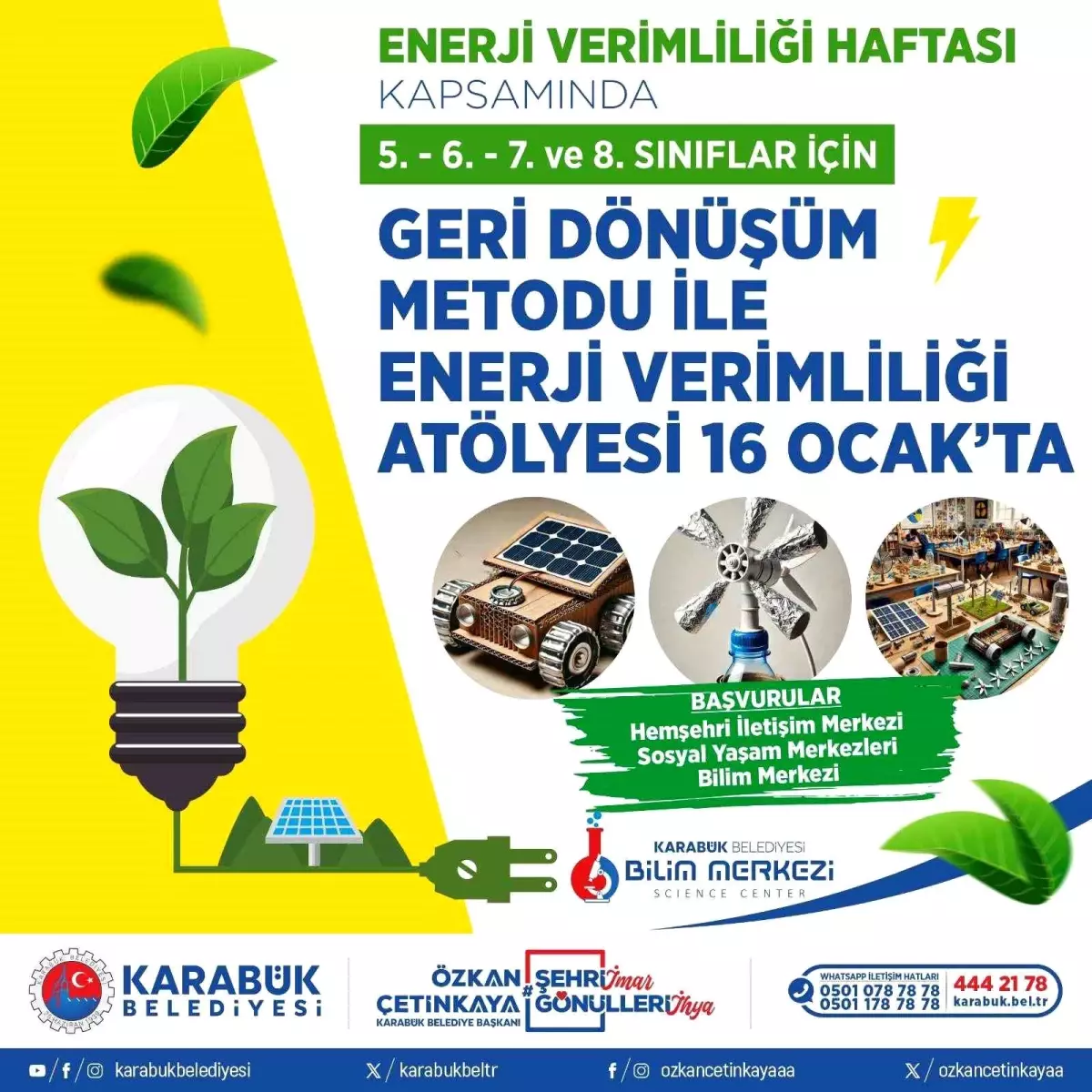 Karabük\'te Enerji Verimliliği Atölyesi Açılıyor