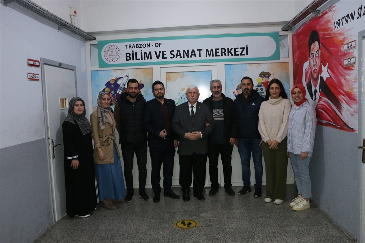 Of Milli Eğitim Müdürü Bilim Sanat Merkezi\'ni Ziyaret Etti