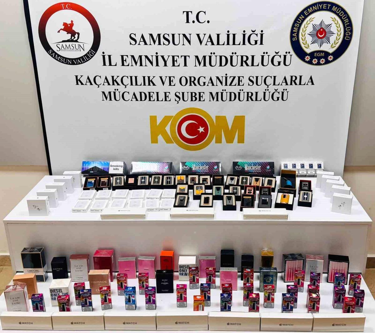 Samsun\'da Kaçakçılık Operasyonu