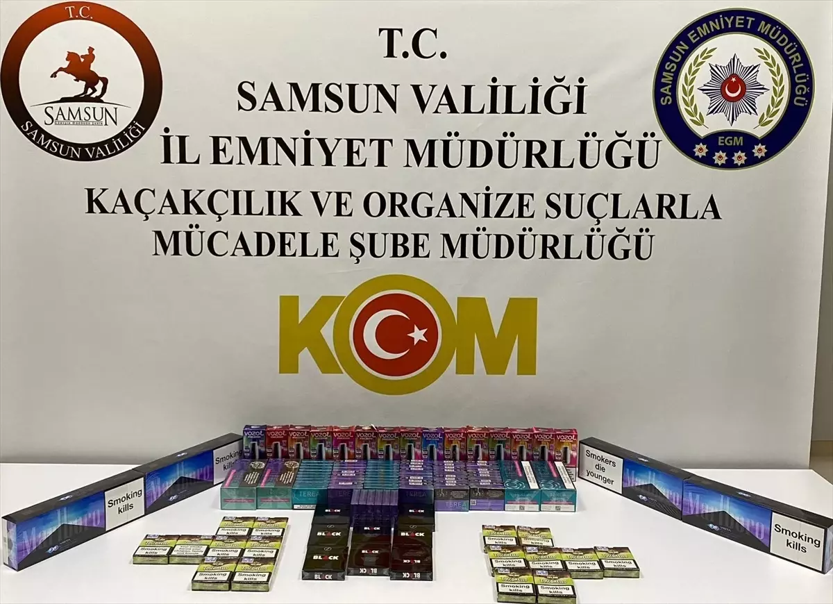 Samsun\'da Kaçakçılık Operasyonu