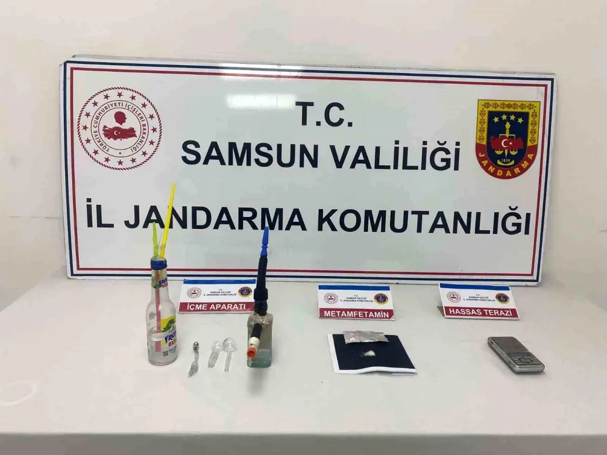 Samsun\'da Uyuşturucu ile Yakalanan Zanlı