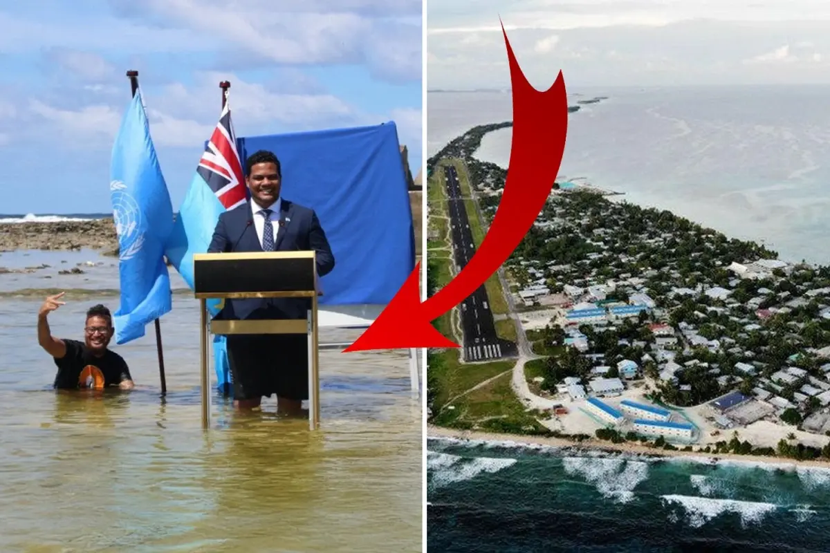 Bir ülke tamamen su altında kalabilir