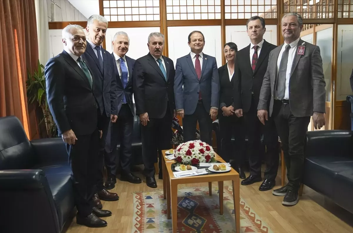 BBP Genel Başkanı Destici, Parlamento Muhabirleri Derneğini ziyaretinde konuştu Açıklaması