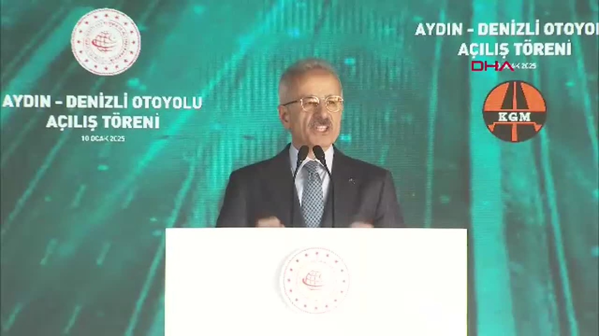 Cumhurbaşkanı Erdoğan, Aydın-Denizli Otoyolu açılışında konuştu (HABER EKLENDİ)