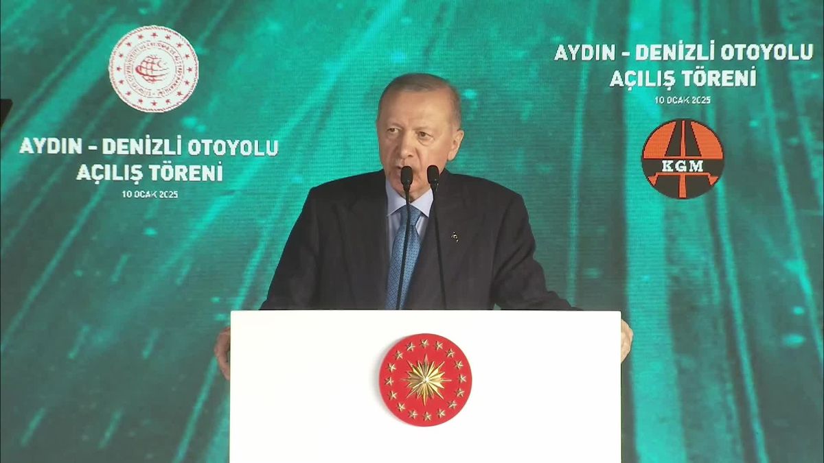 Erdoğan\'dan Ulaştırma Yatırımlarını Eleştirenlere Tepki: "Sizinle Bizim Aramızda Zihniyet Farkı Var"
