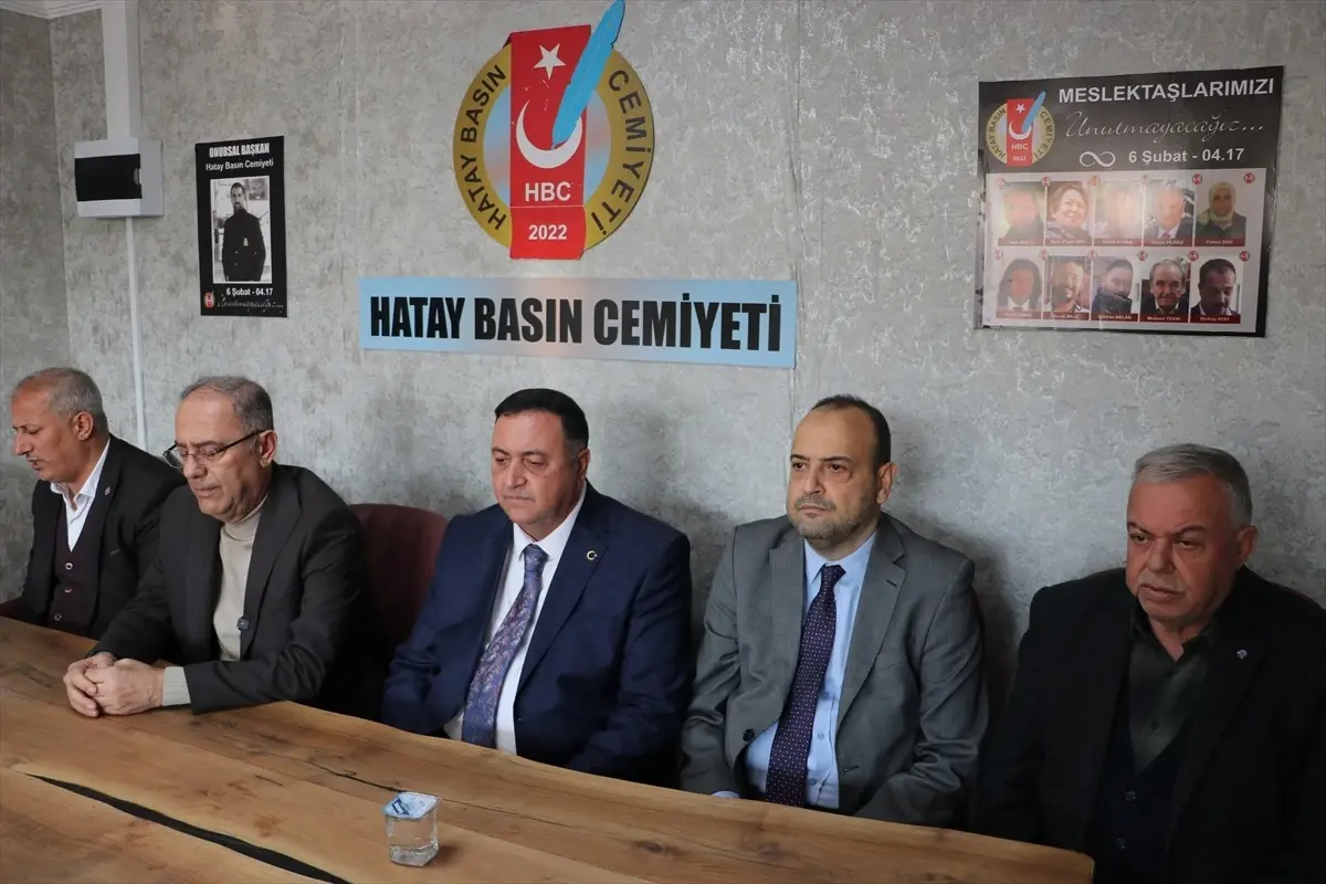 Hatay\'da Gazetecilere Anma