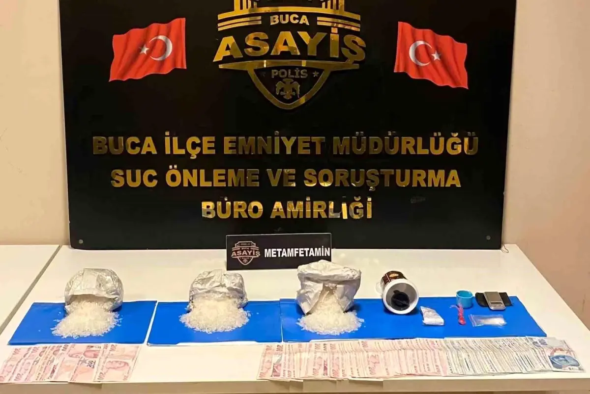 Buca\'da Uyuşturucu Operasyonu: 1,6 KG Metamfetamin Ele Geçirildi